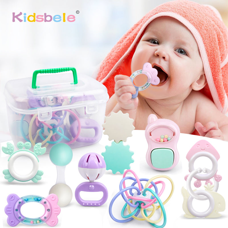 9PCS Rattle Baby Toys