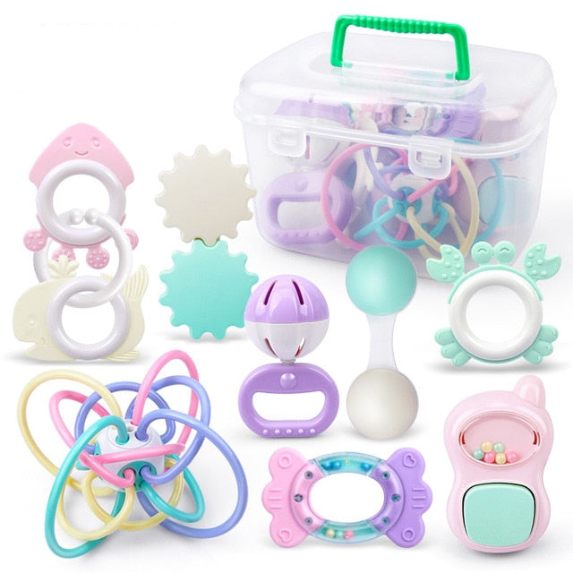 9PCS Rattle Baby Toys