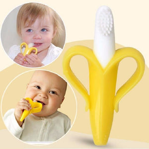 Baby Cute Crib Rattle Bendable Activity Training ToothBrush Toy