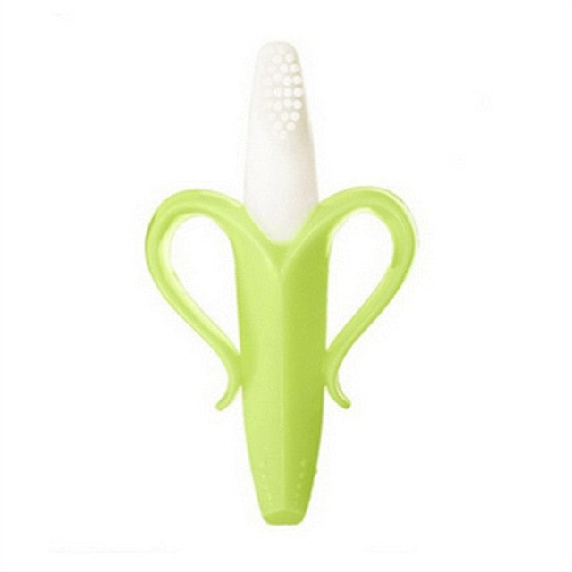 Baby Cute Crib Rattle Bendable Activity Training ToothBrush Toy