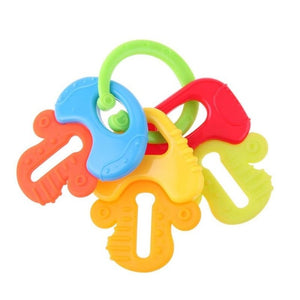 Baby Toys Plastic Silicone Hand Jingle Shaking Bell