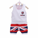 Cute Baby Boy Girl Embroidered Hat Vest Shorts